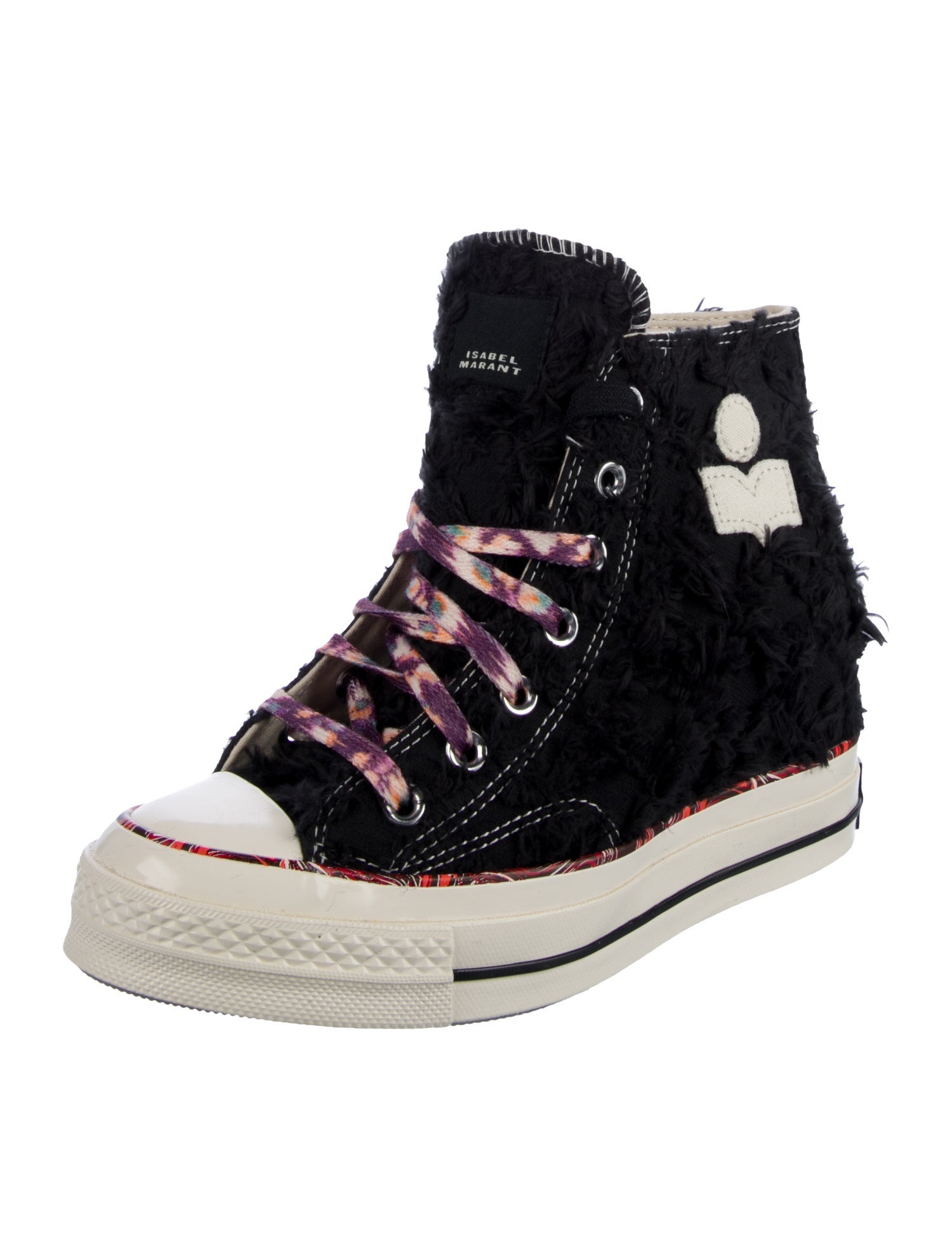 Converse x Isabel Marant Printed Wedge Sneakers