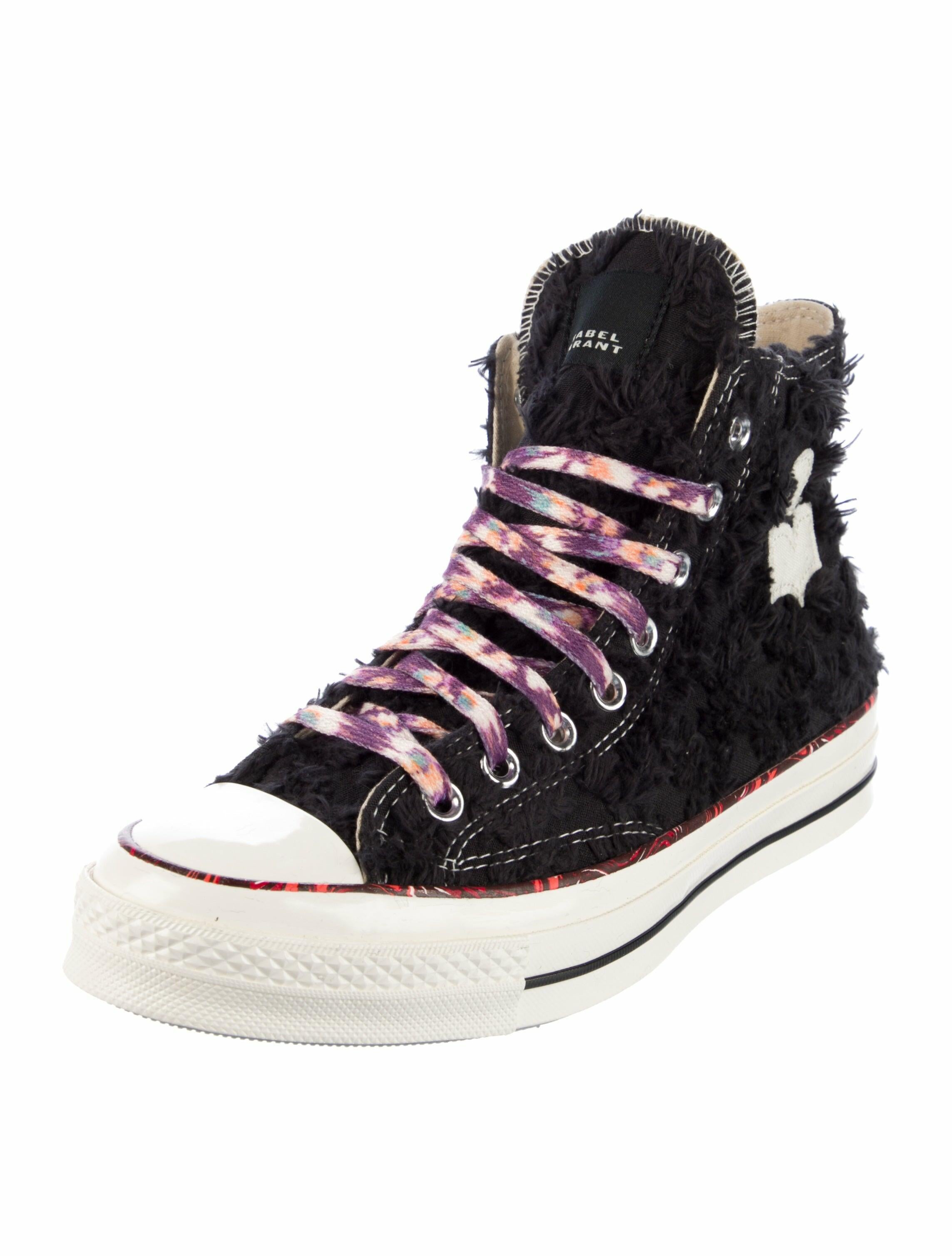 Converse x Isabel Marant Canvas Printed Sneakers