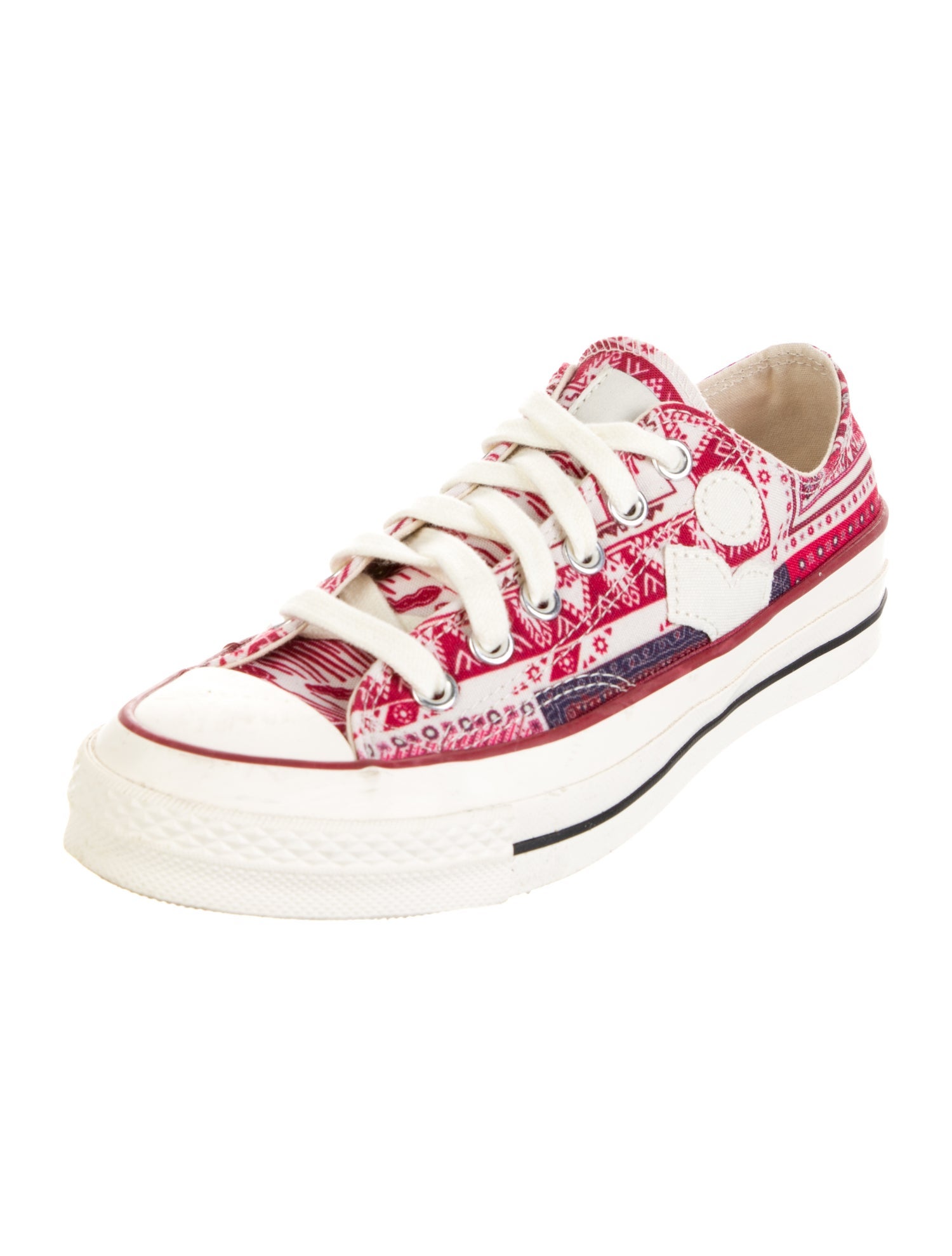Converse x Isabel Marant Canvas Printed Sneakers