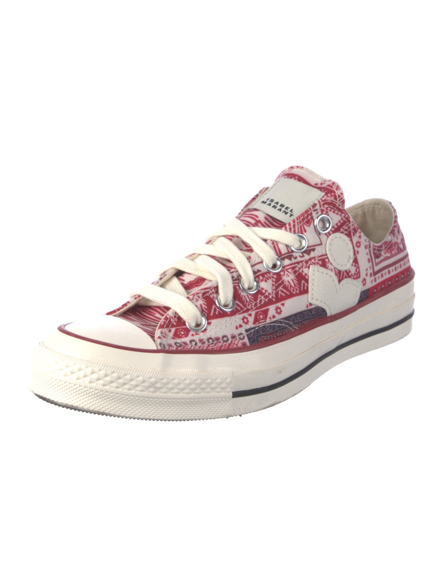 Converse x Isabel Marant Canvas Printed Sneakers