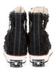Converse x Isabel Marant Canvas Colorblock Pattern Wedge Sneakers