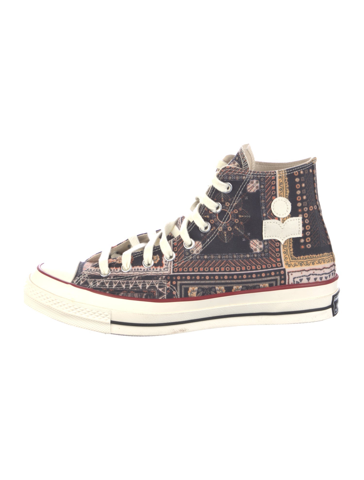 Converse x Isabel Marant Canvas Printed Sneakers
