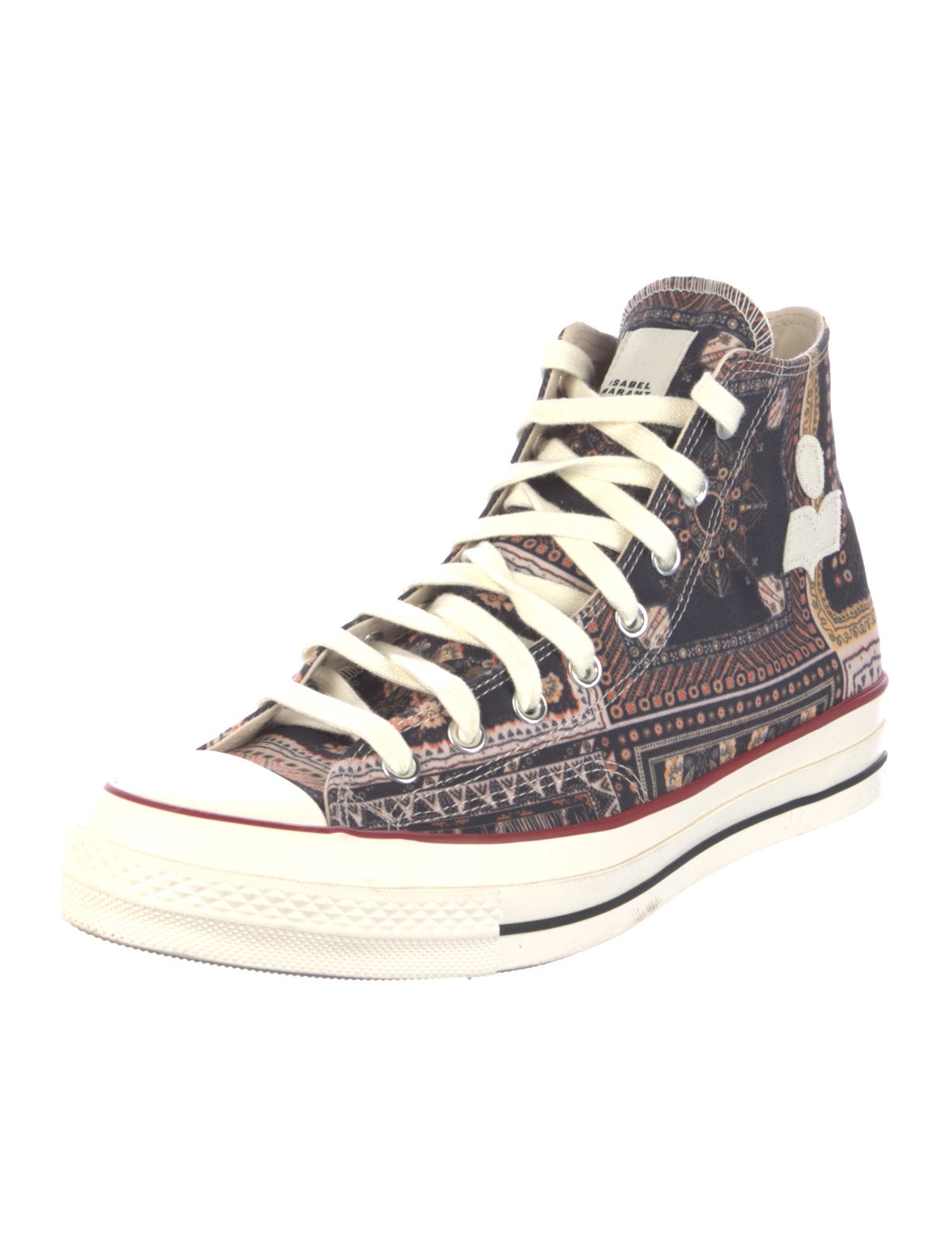 Converse x Isabel Marant Canvas Printed Sneakers