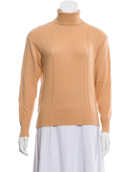 Courrèges Turtleneck Sweater Orange