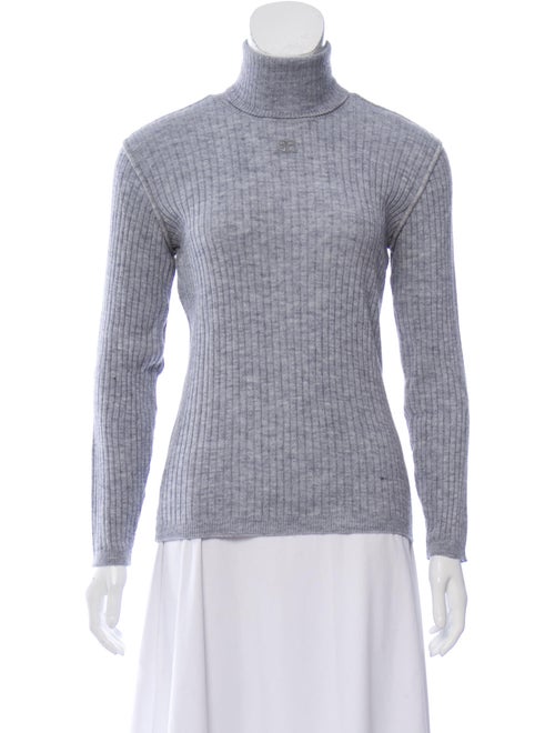 Courrèges Turtleneck Sweater Grey