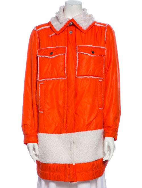 Courrèges Striped Jacket Orange