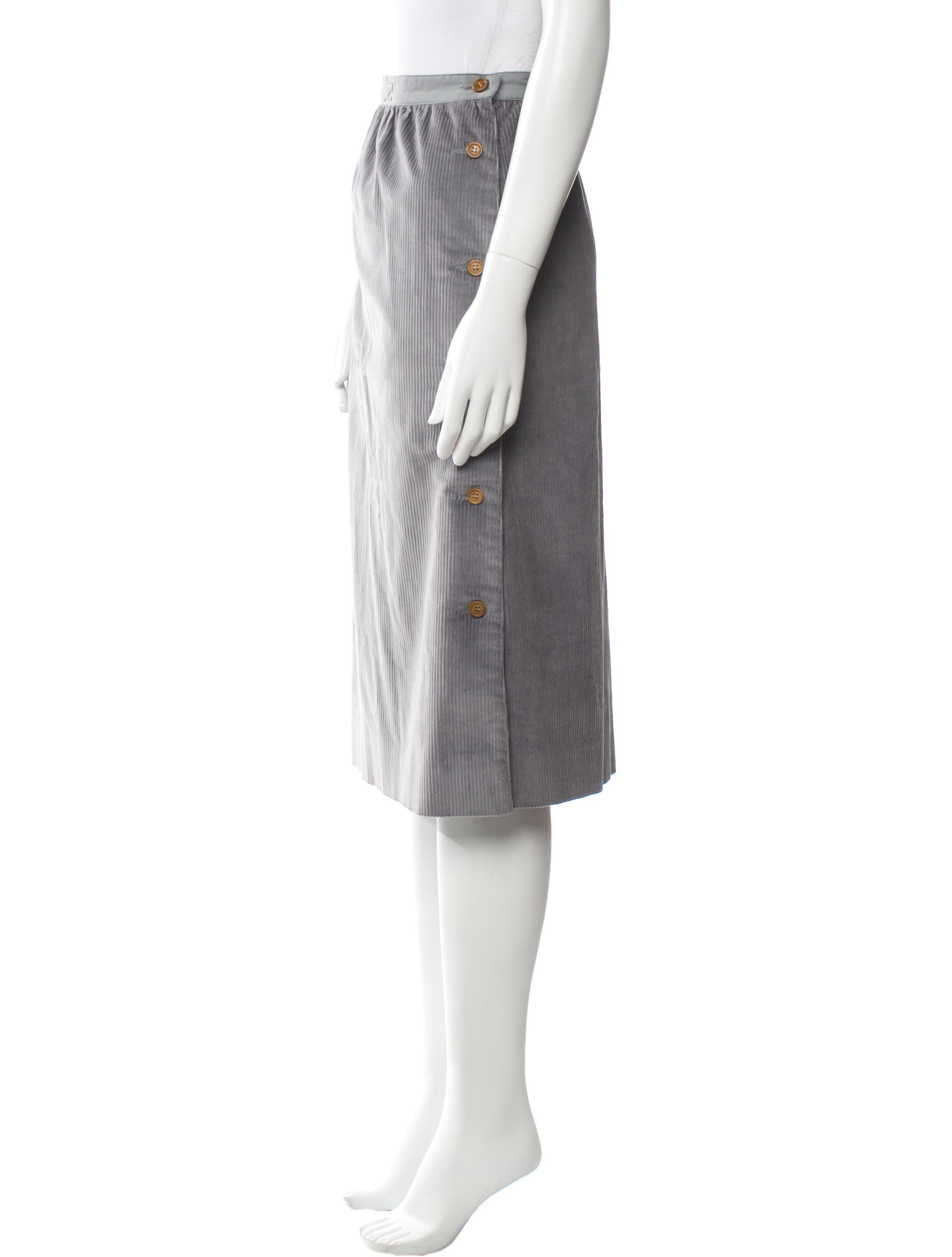 Courrèges 1980's Knee-Length Skirt