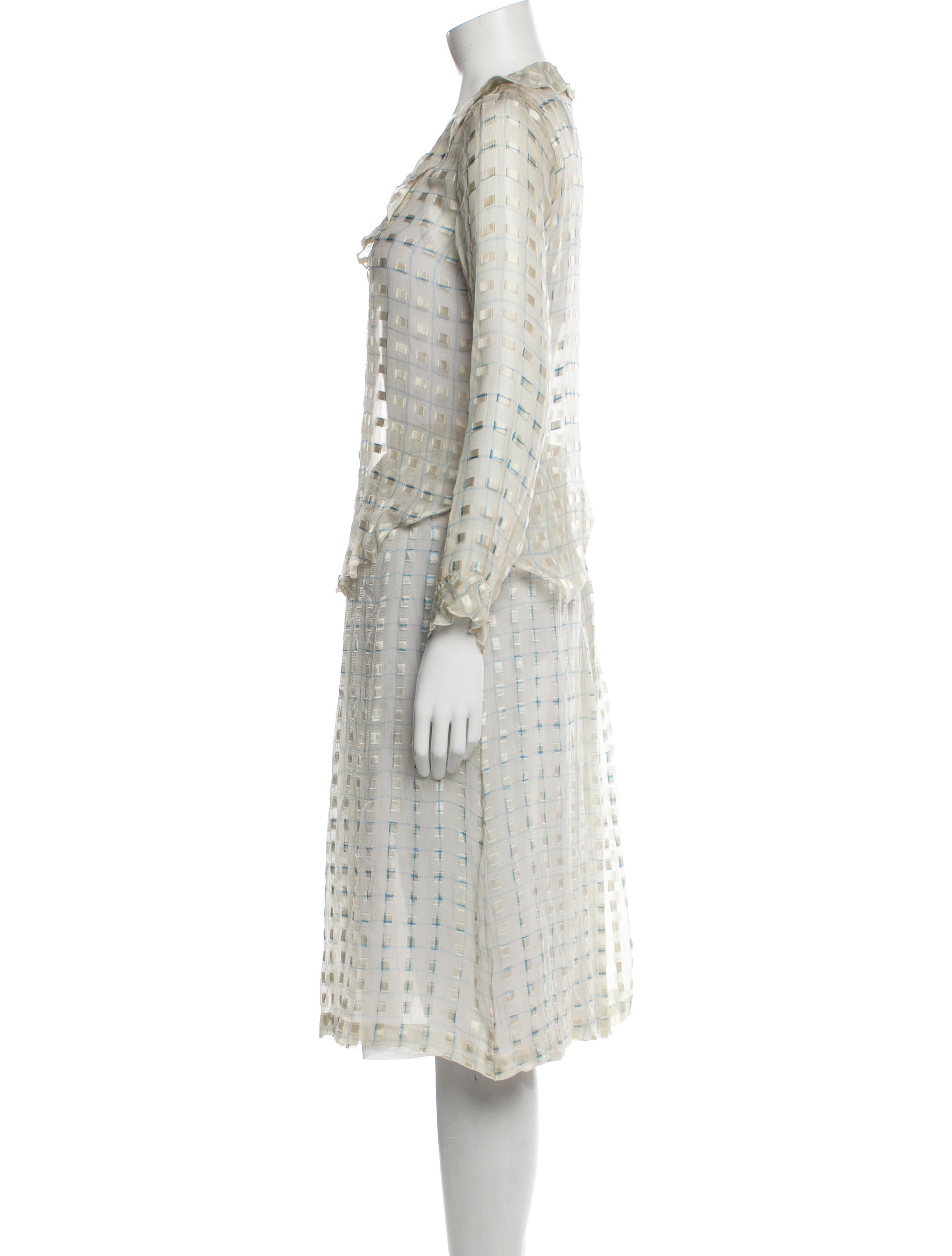 Courrèges Vintage Late 1960's - Early 1970's Skirt Set