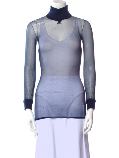 Courrèges Turtleneck Long Sleeve Top