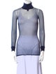 Courrèges Turtleneck Long Sleeve Top