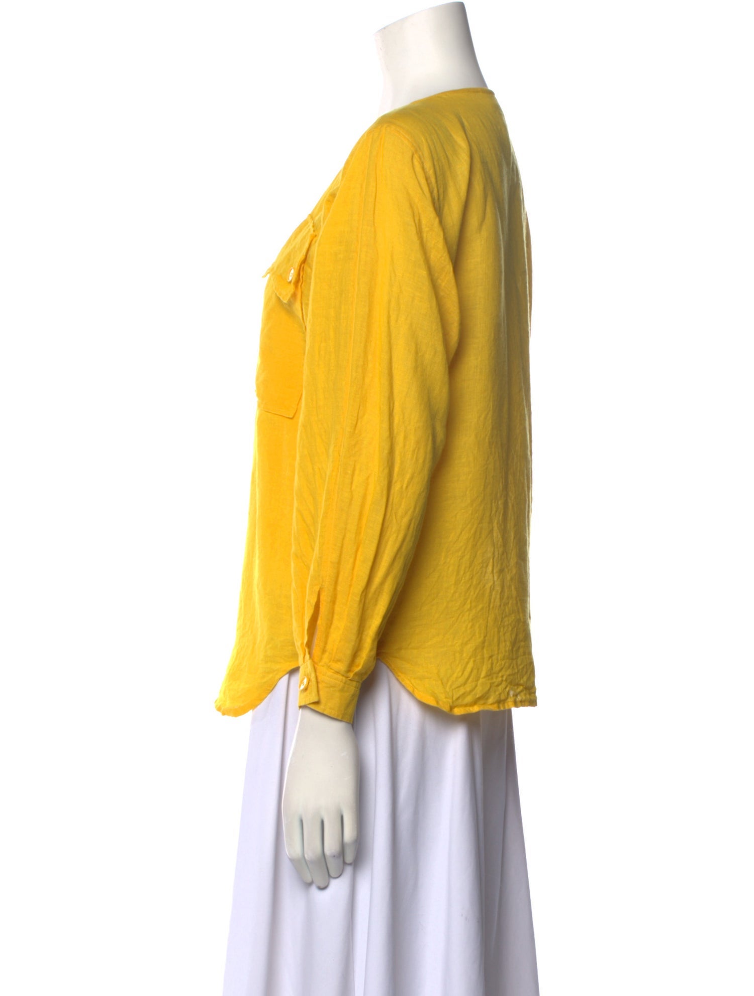 Courrèges Vintage 1970's Button-Up Top