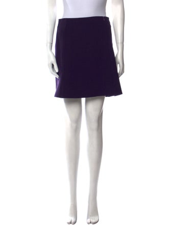 Courrèges Wool Mini Skirt