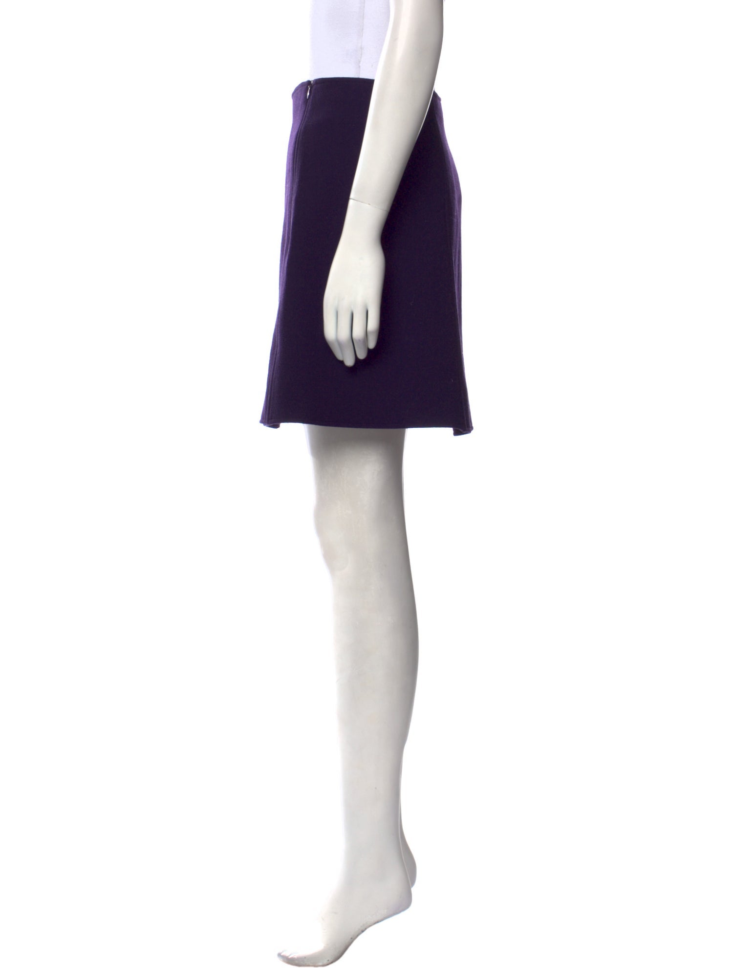 Courrèges Wool Mini Skirt