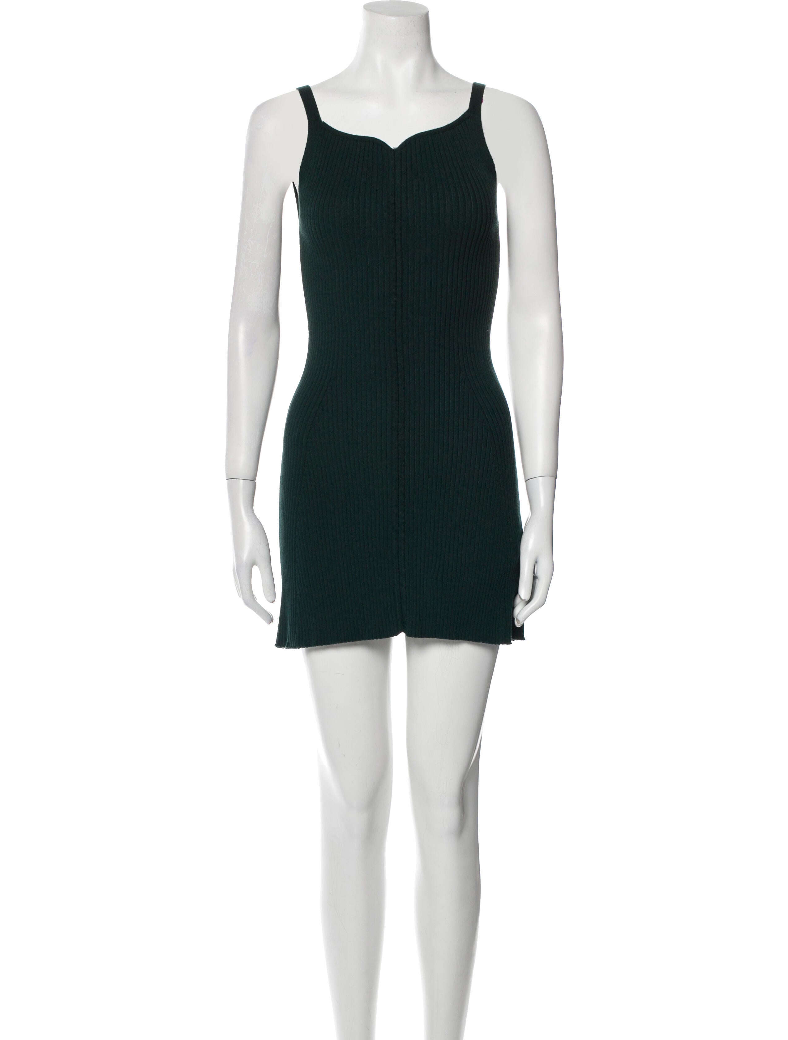 Courrèges Square Neckline Mini Dress