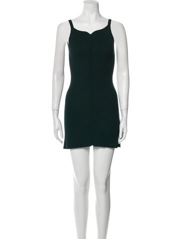 Courrèges Dresses Square Neckline Mini Dress S