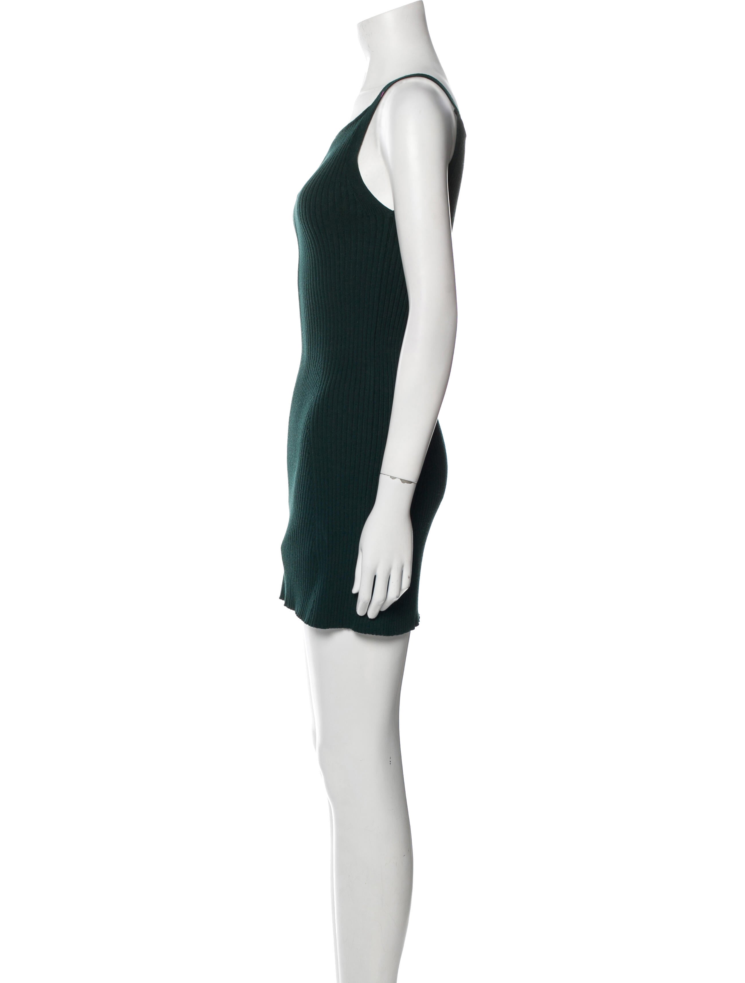 Courrèges Square Neckline Mini Dress