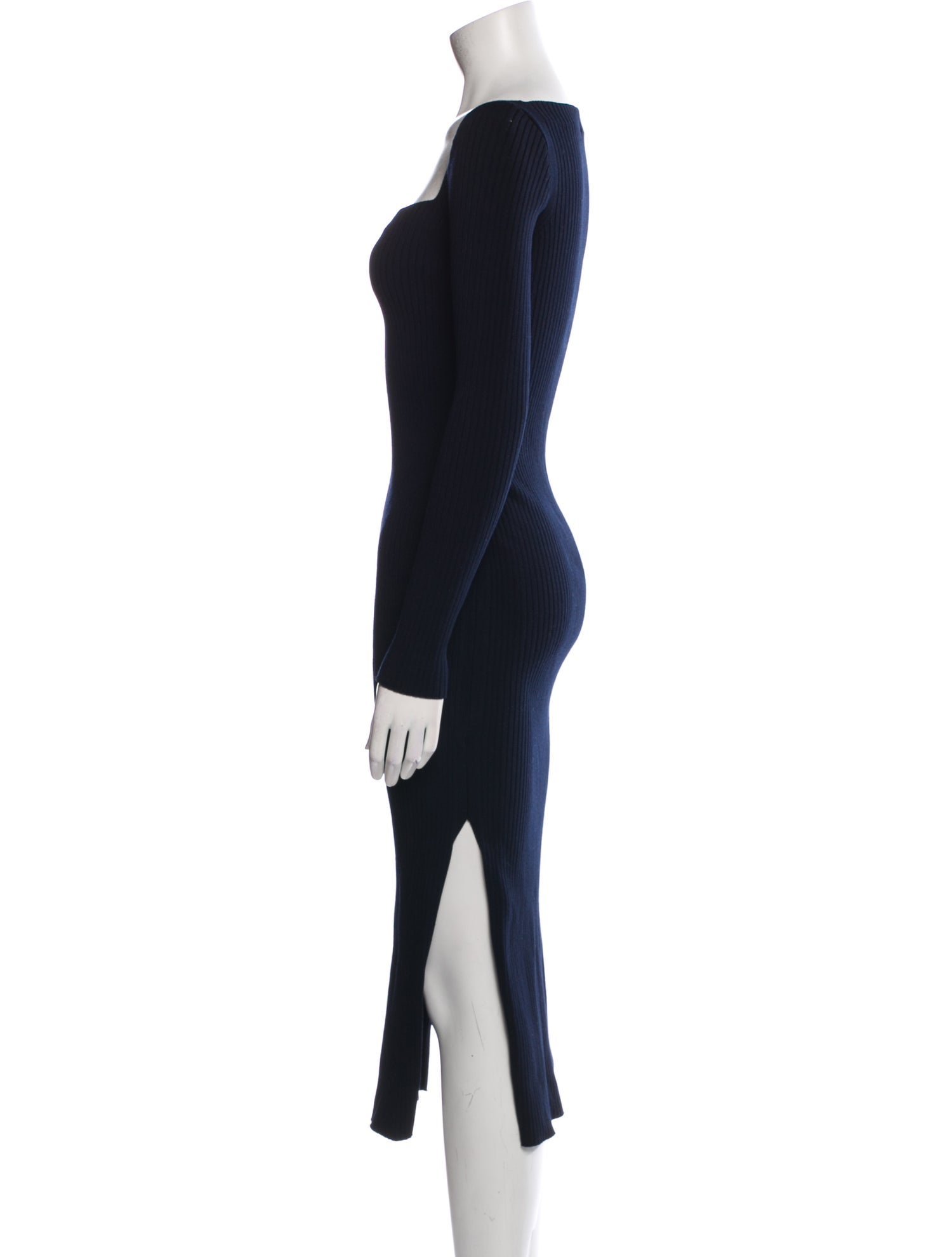 Courrèges Square Neckline Midi Length Dress