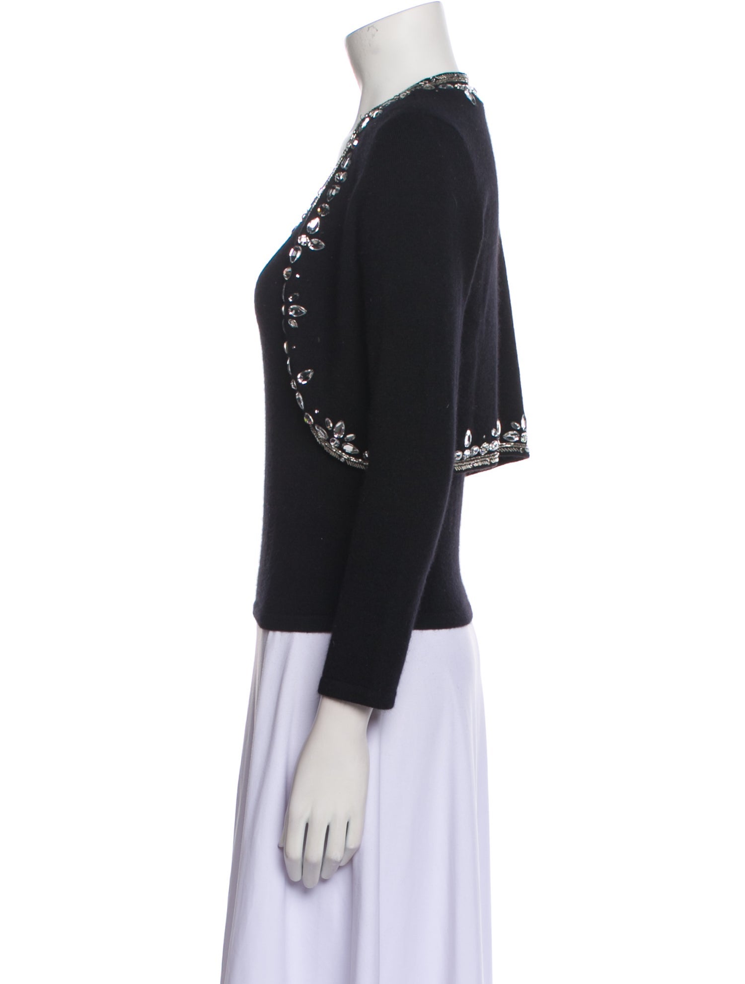 Courrèges Scoop Neck Long Sleeve Top