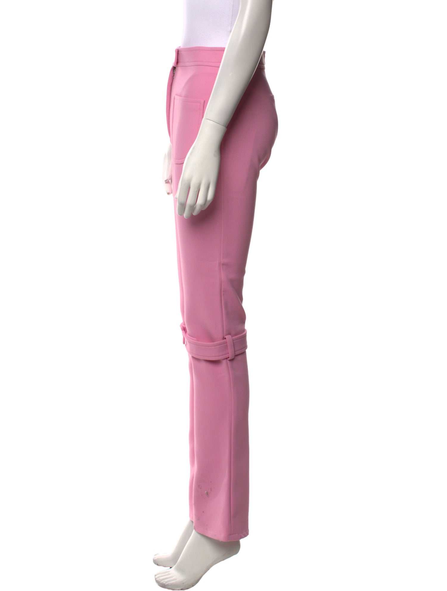 パンツ COURREGES Woman Pants Pink 125CPA283PL0170 6017 BELTED BOOTCUT PANTS - courrèges