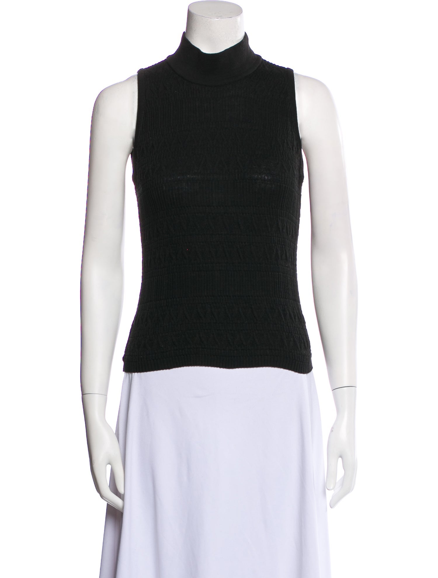 Courrèges Turtleneck Sleeveless Top