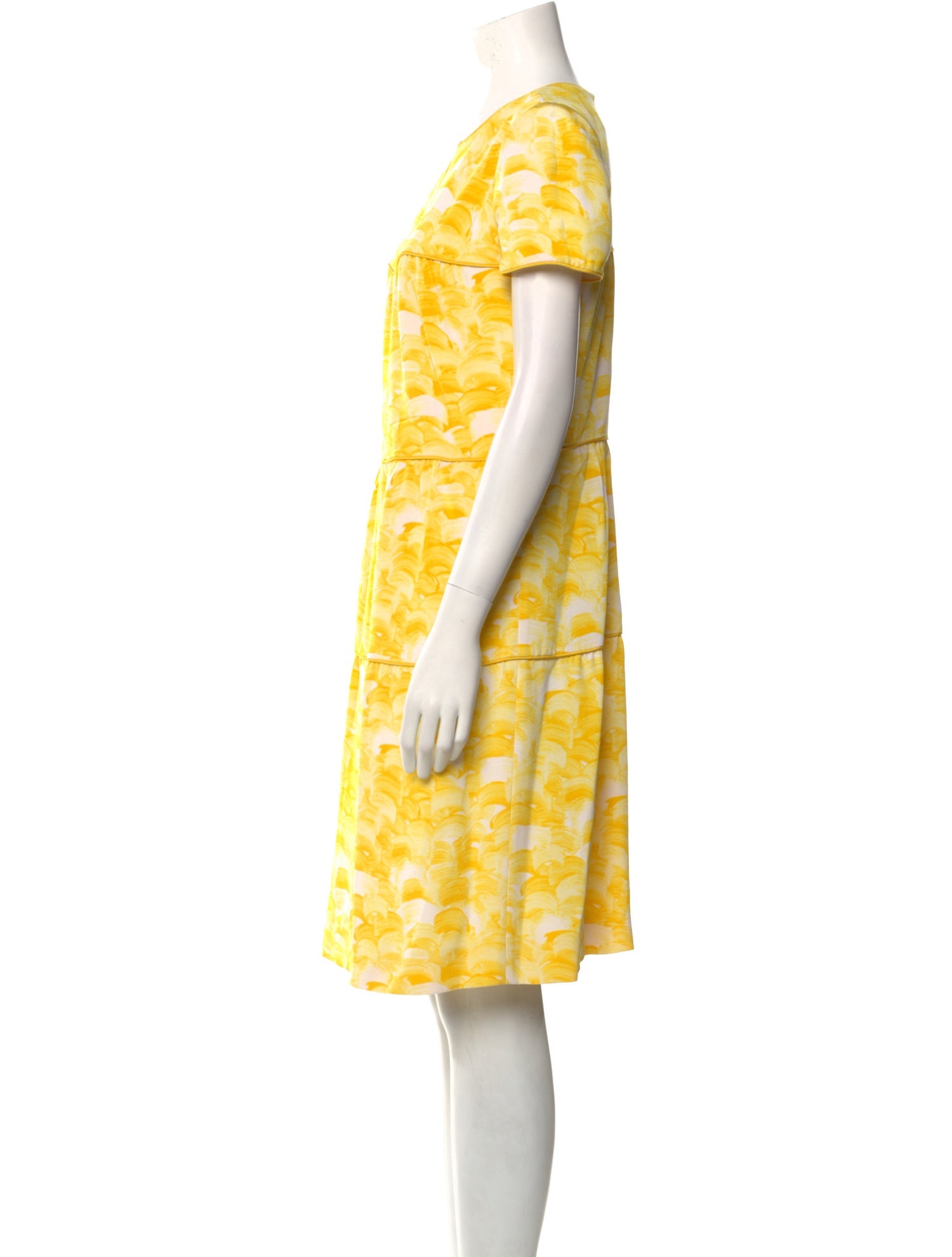 Courrèges Silk Knee-Length Dress