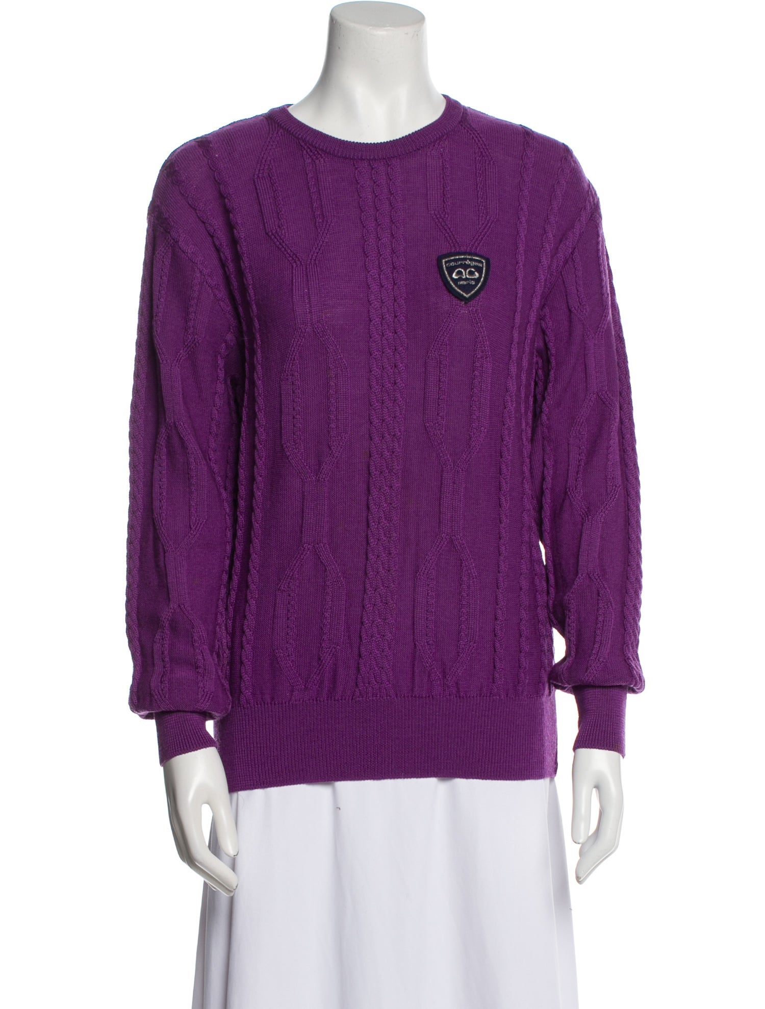 Courrèges Crew Neck Sweater