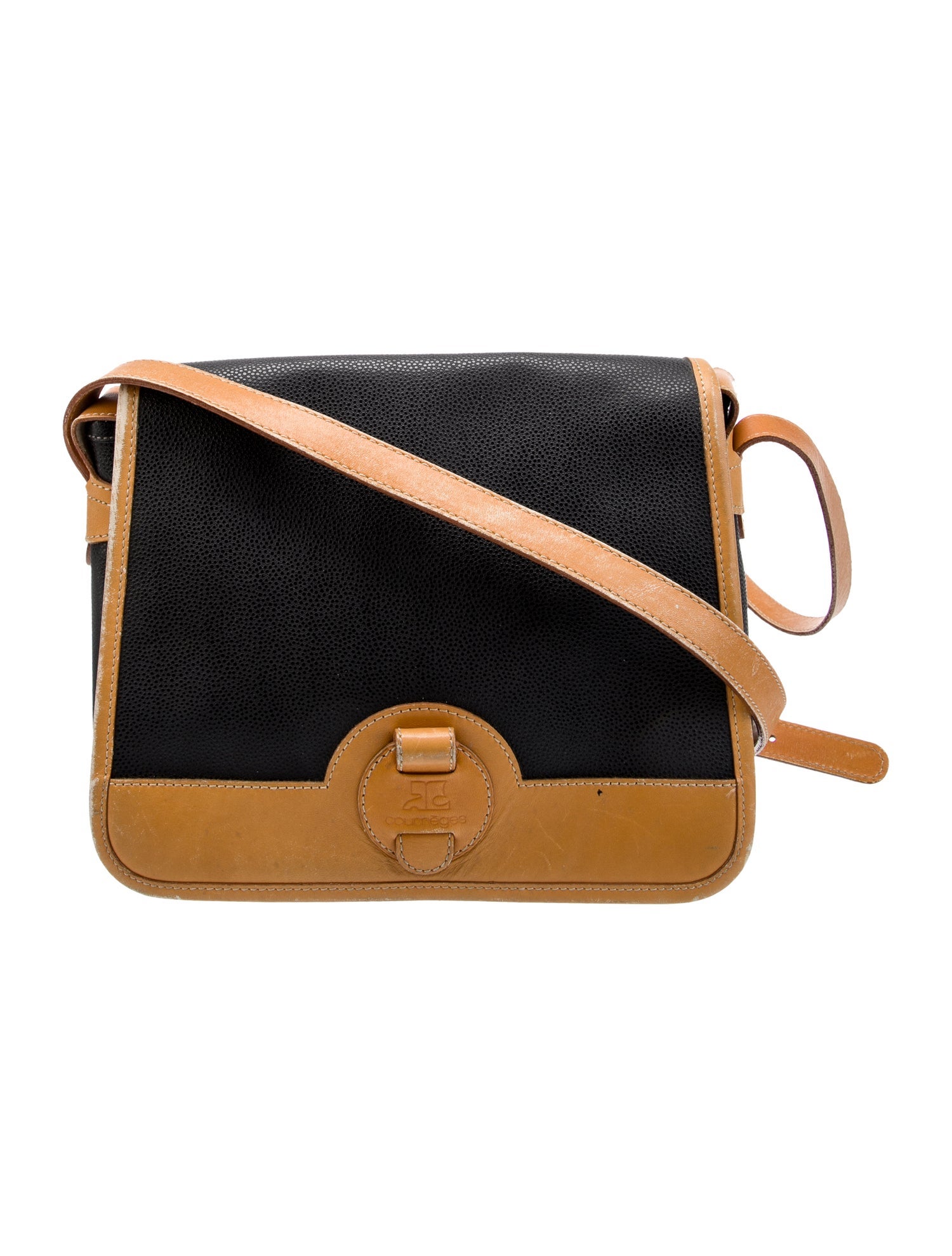 Courrèges Leather Crossbody Bag