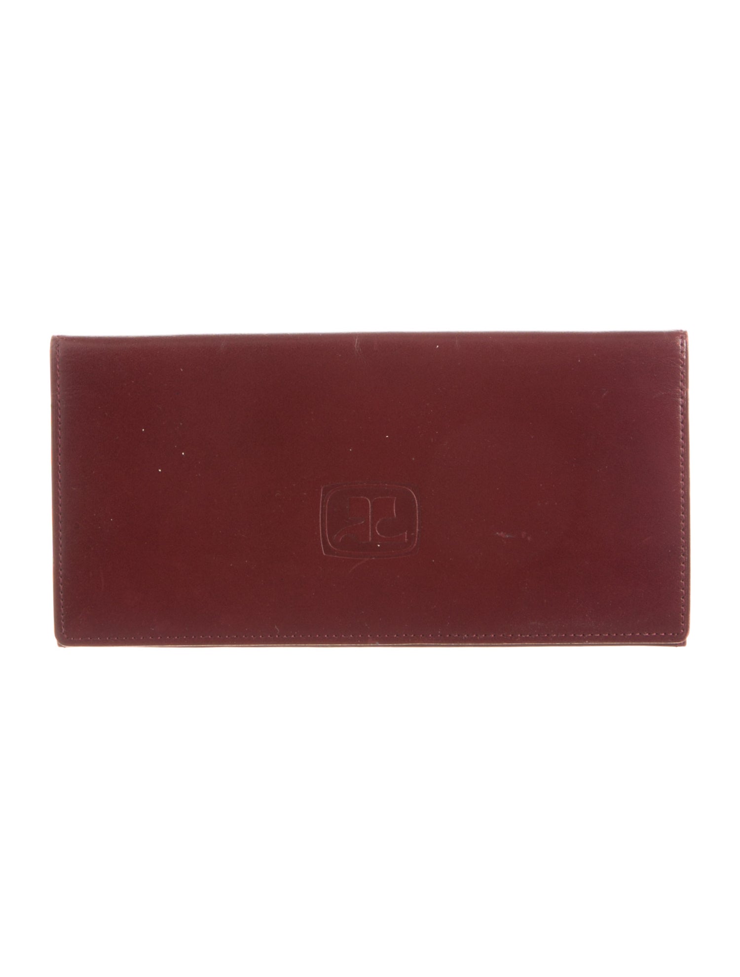 Courrèges Leather Bifold Wallet