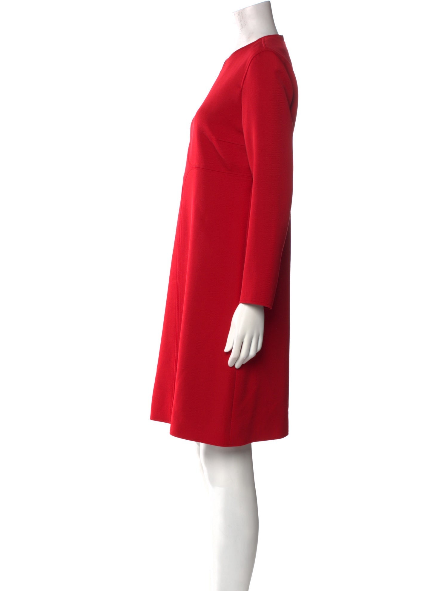Courrèges V-Neck Knee-Length Dress