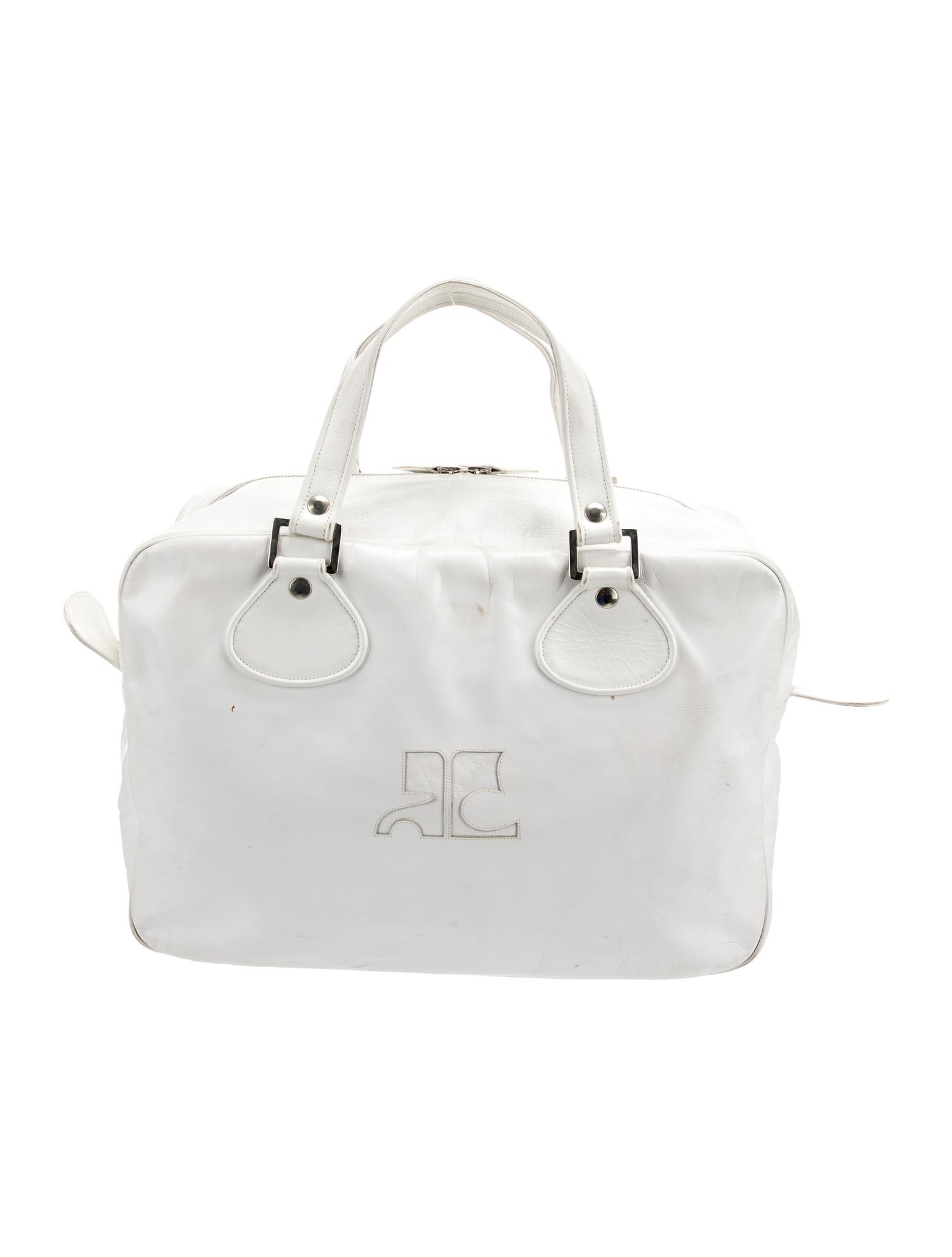 Courrèges Leather Shoulder Bag