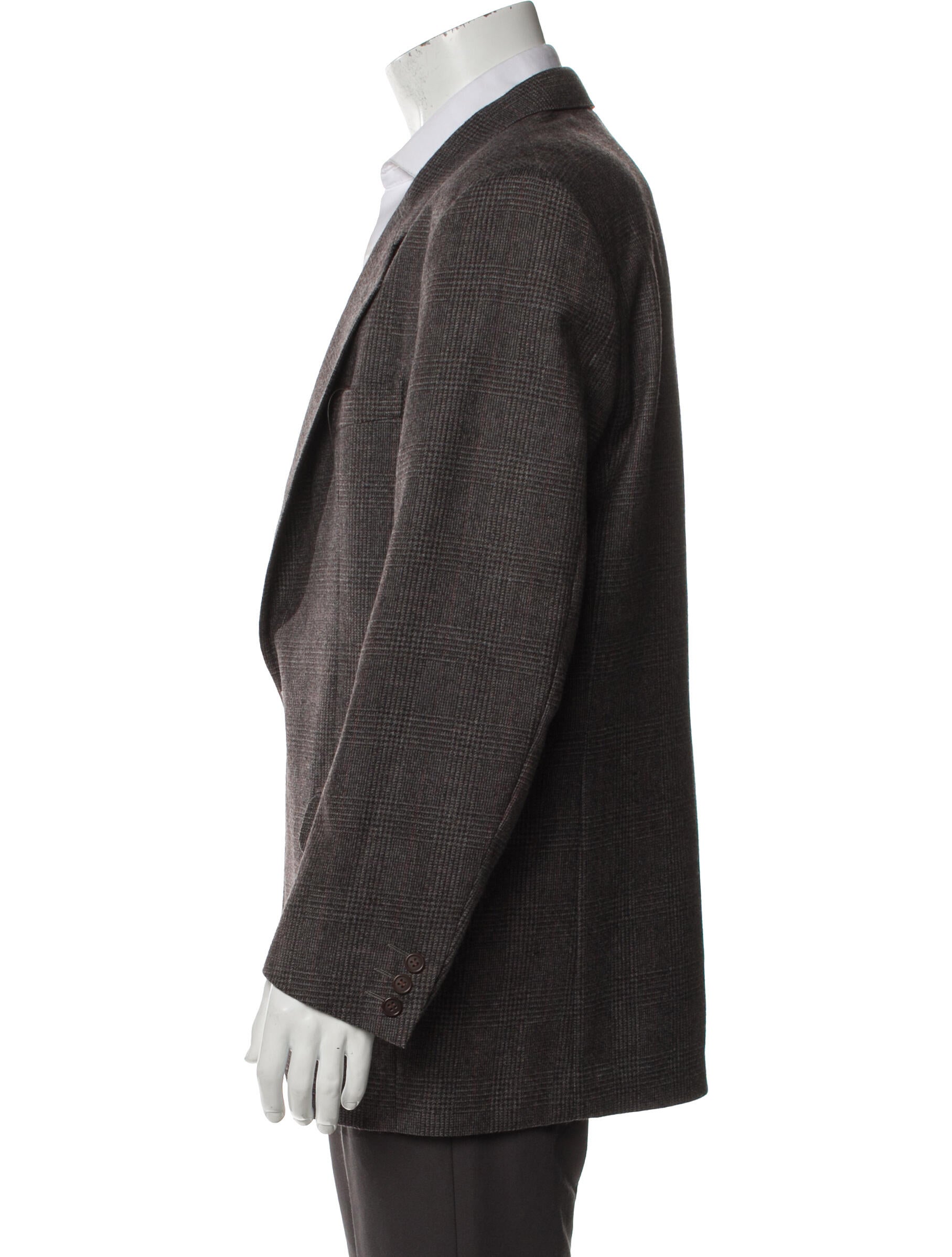 Courrèges Plaid Print Blazer