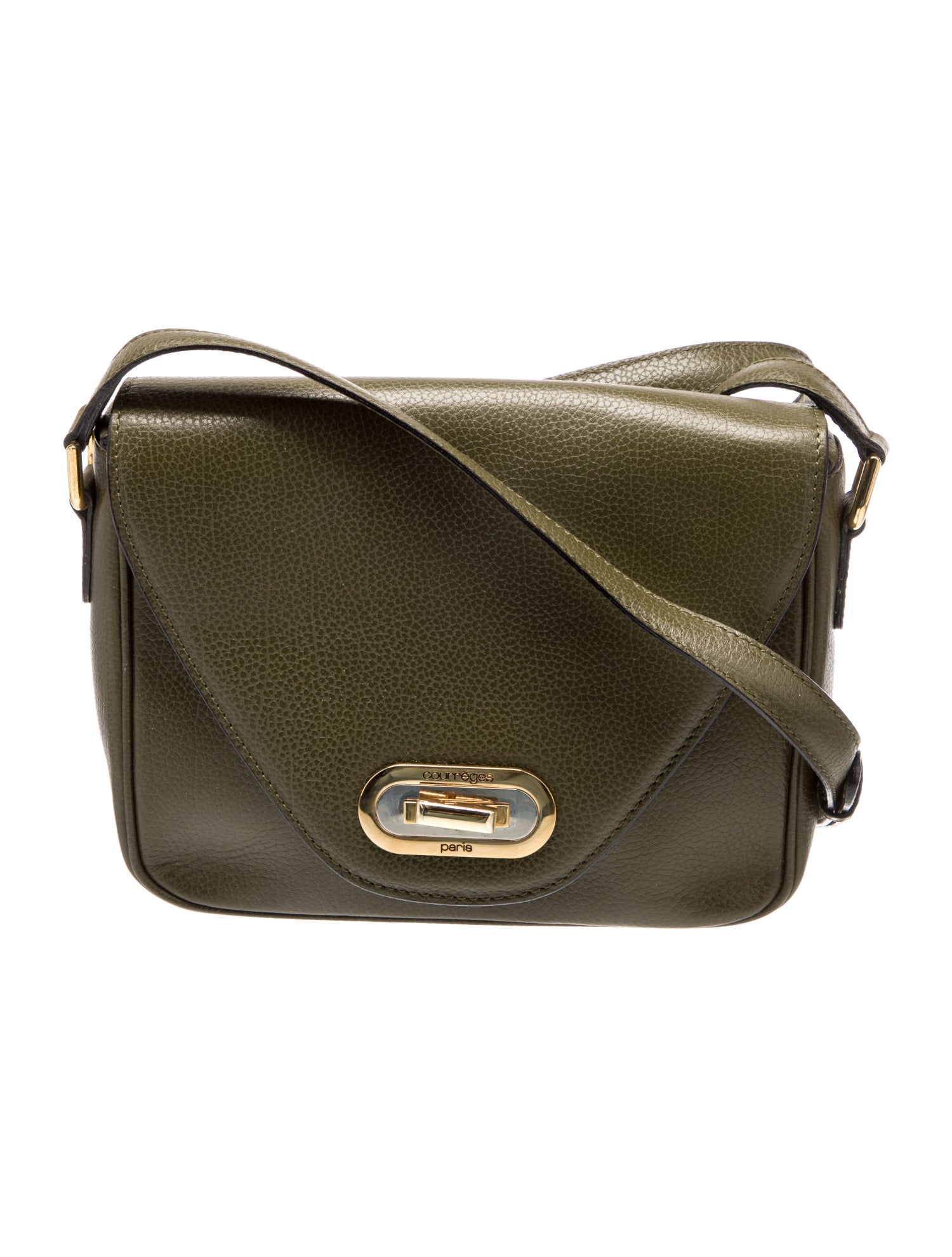 Courrèges Leather Crossbody Bag