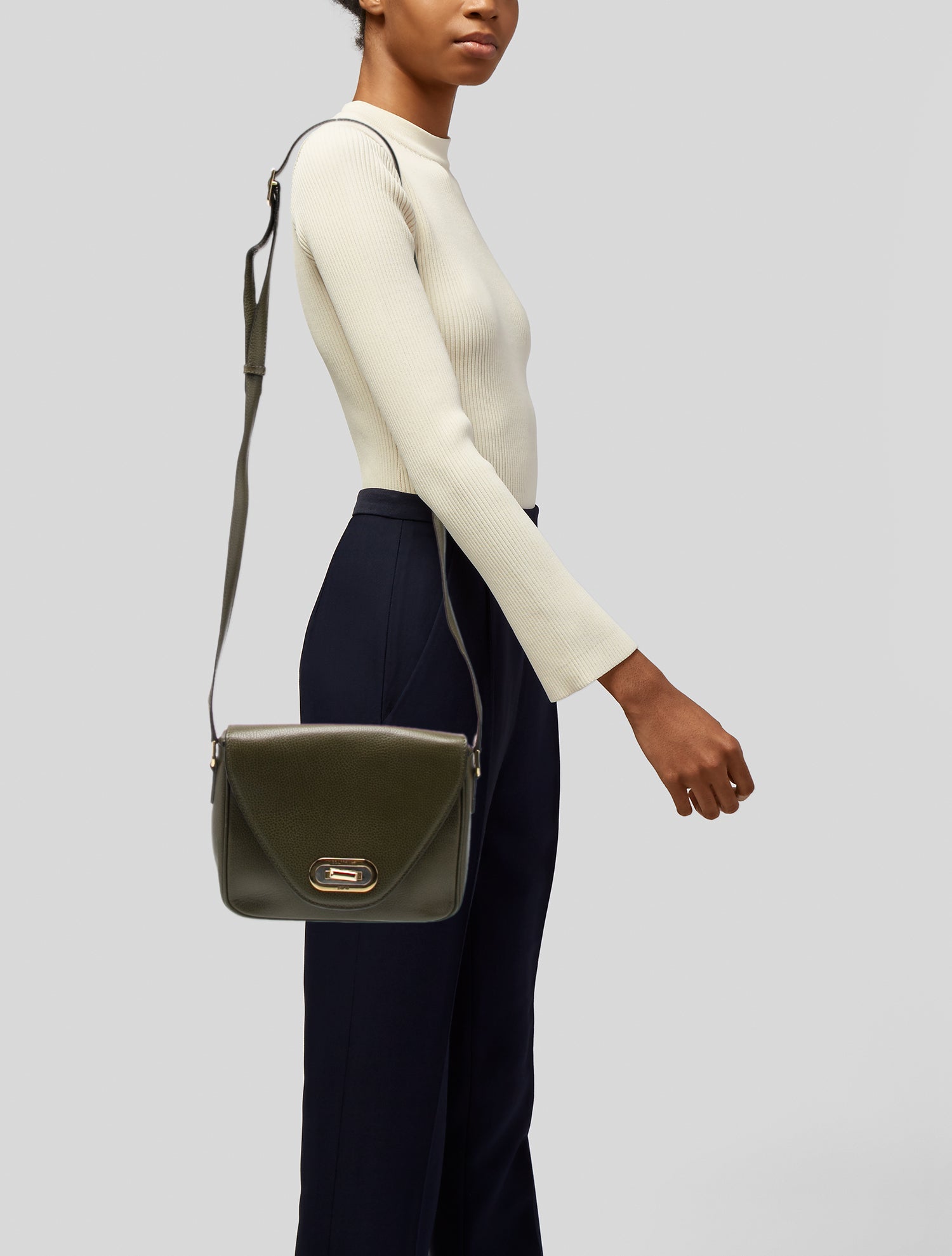 Courrèges Leather Crossbody Bag