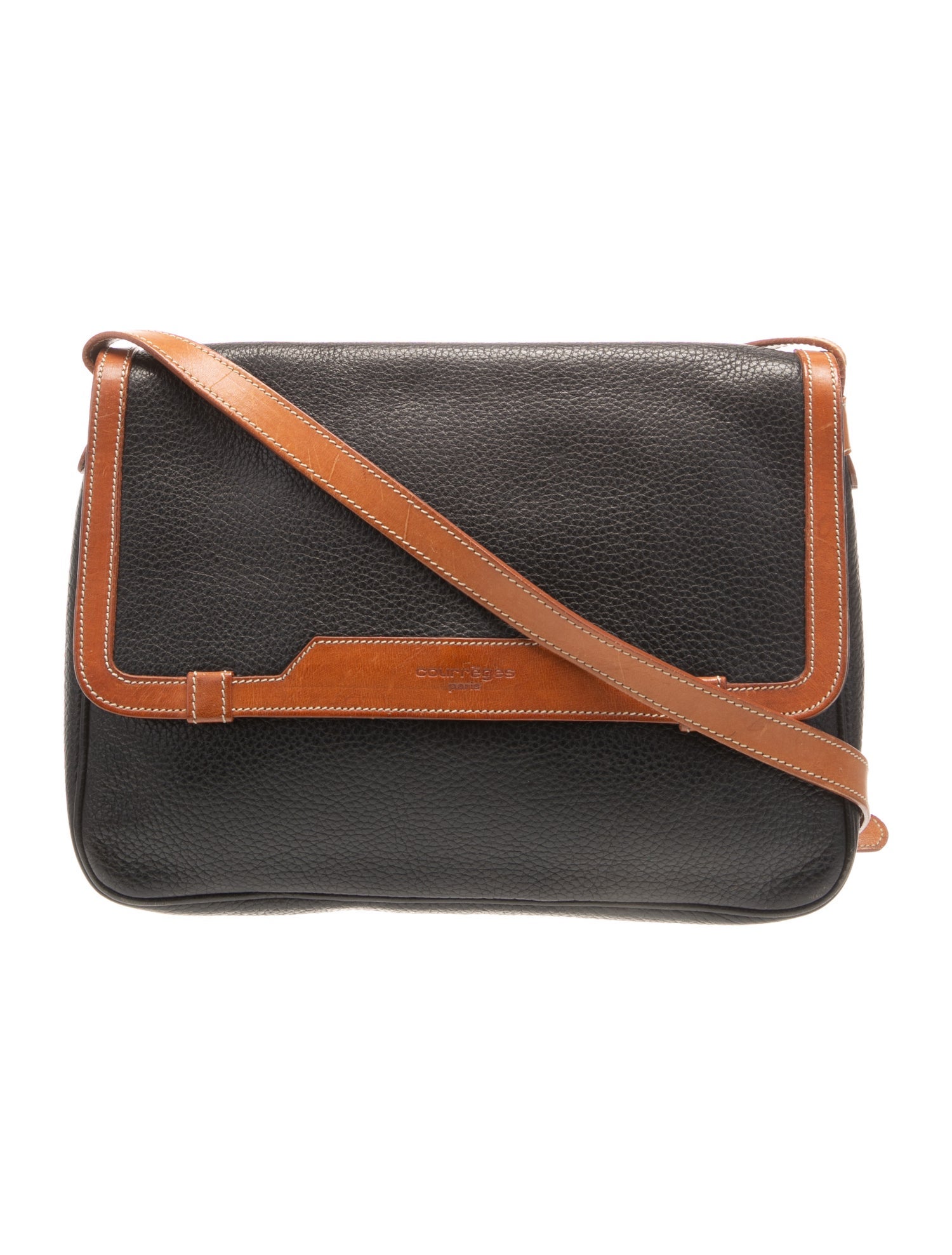 Courrèges Leather Crossbody Bag