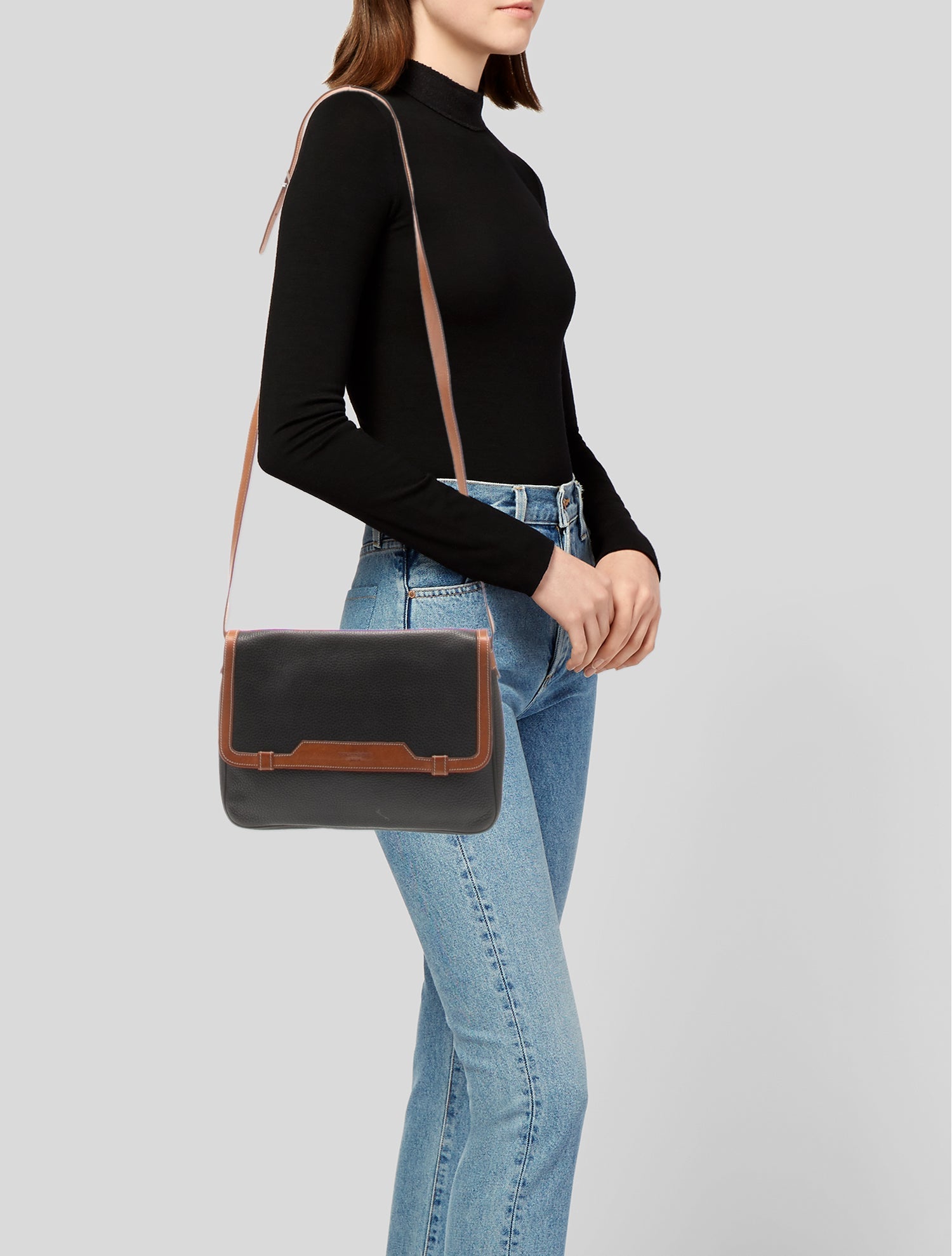 Courrèges Leather Crossbody Bag