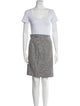 Courrèges Wool Printed Skirt Set