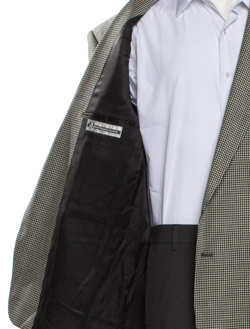 Courrèges Wool Houndstooth Print Blazer