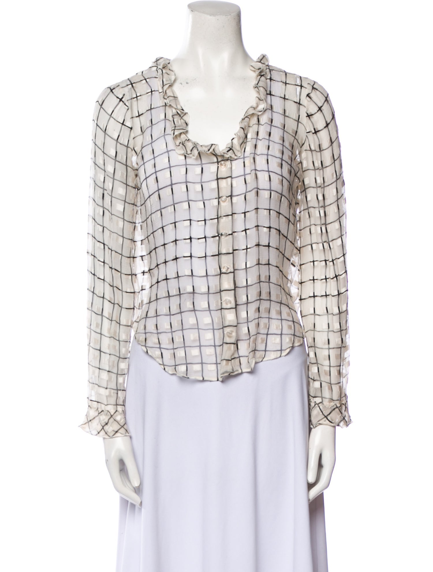 Courrèges Vintage Late 1960's - Early 1970's Blouse