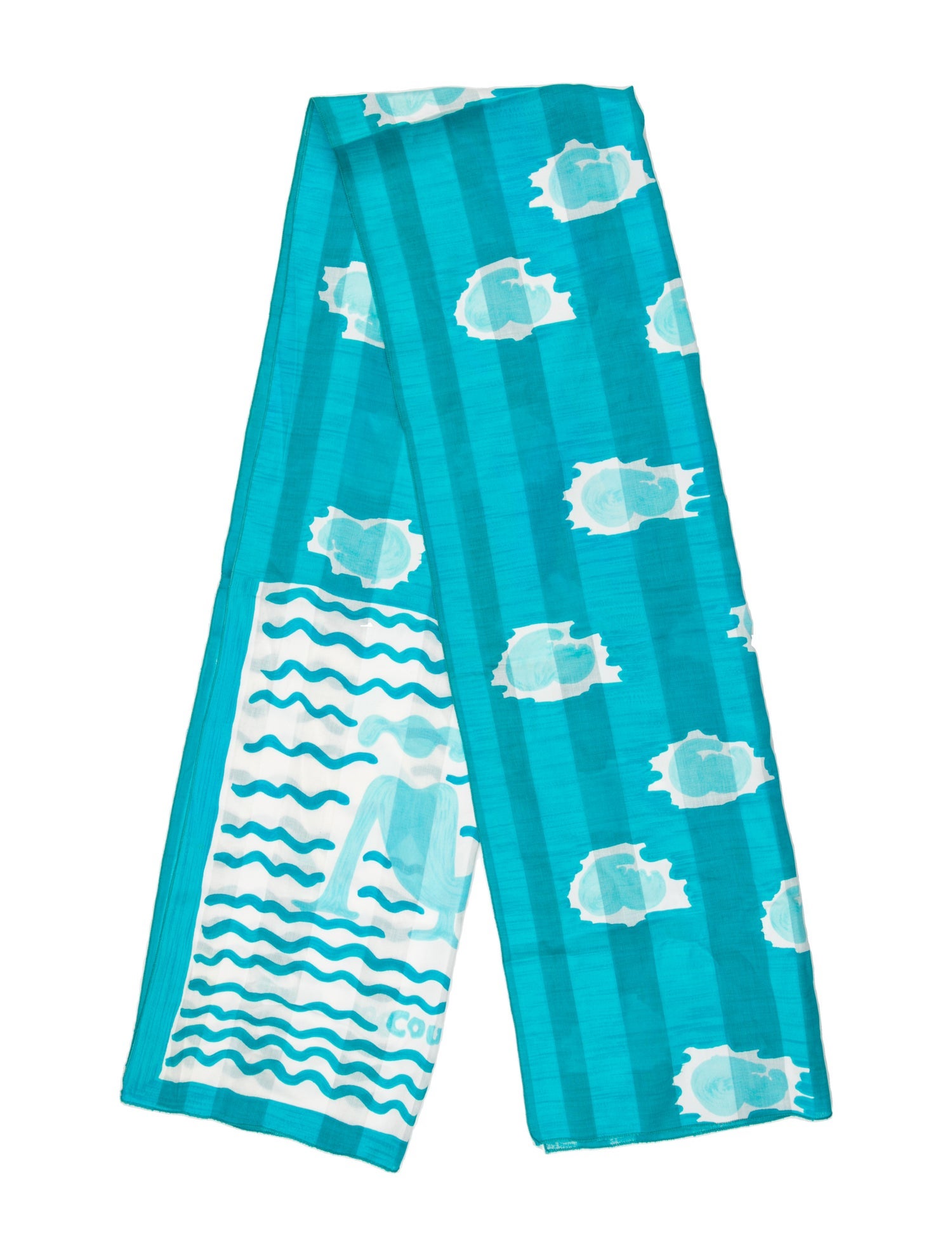 Courrèges Printed Scarf