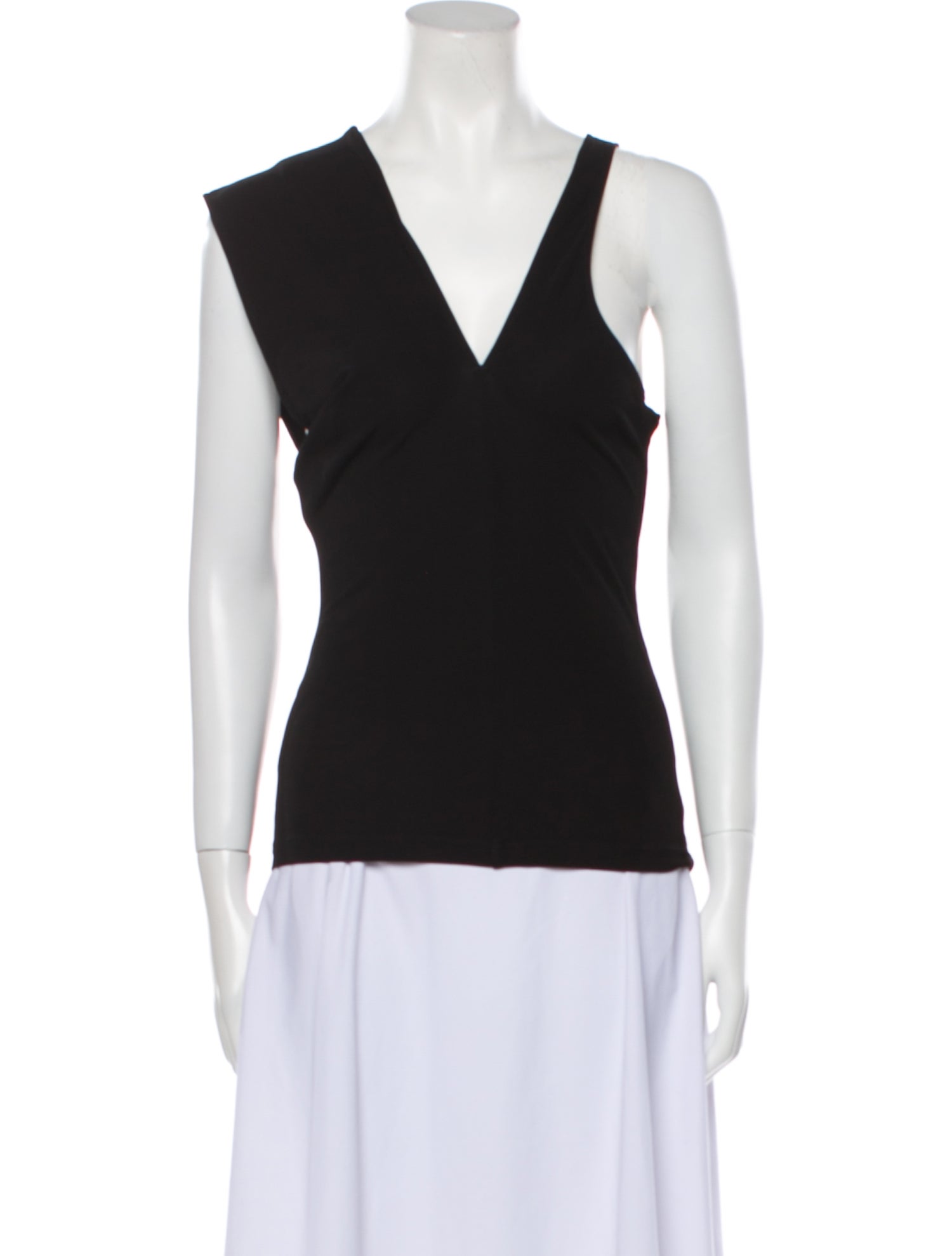 Courrèges V-Neck Sleeveless Top