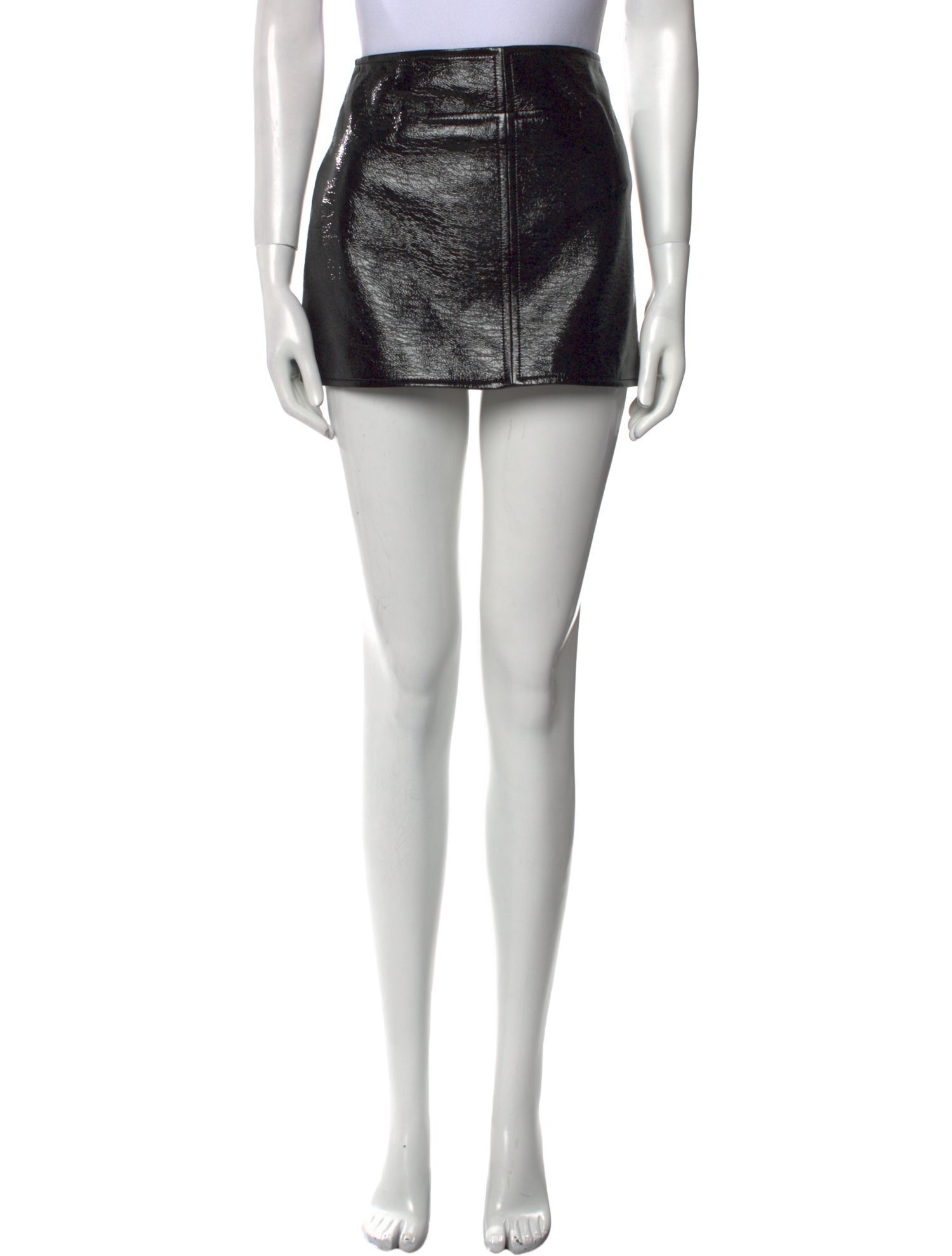 Courrèges Faux Leather Mini Skirt w/ Tags