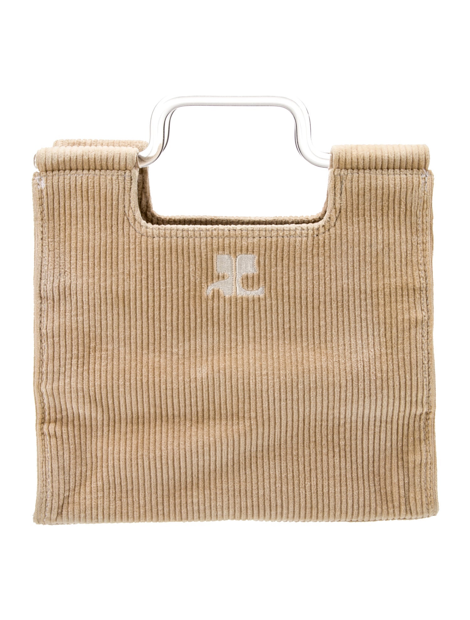 Courrèges Suede Top Handle Bag