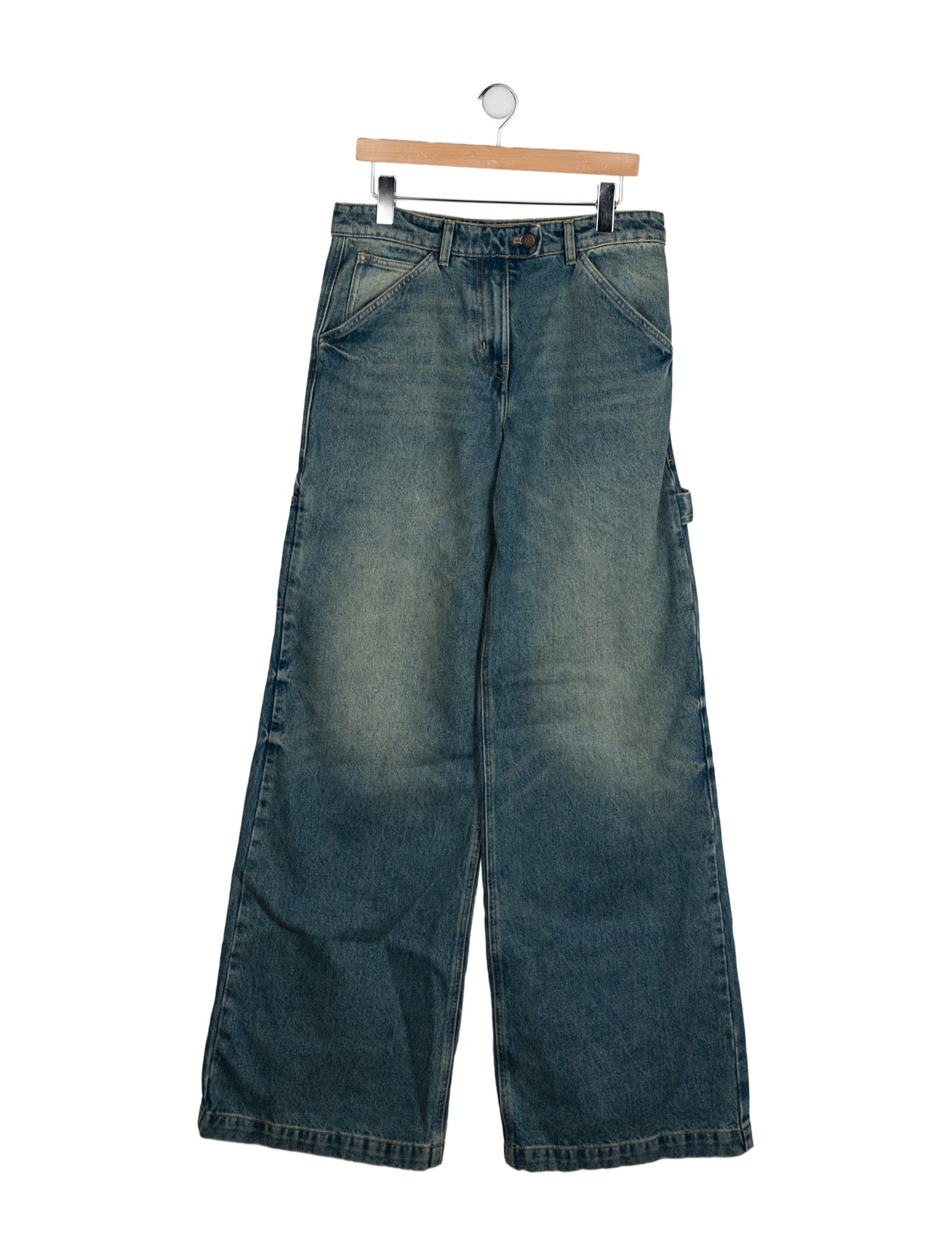 Courrèges High-Rise Wide Leg Jeans