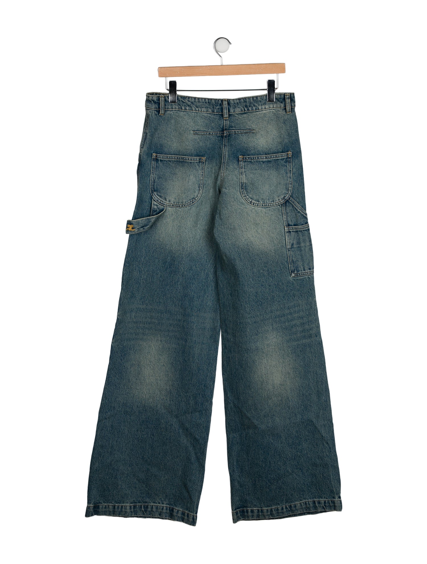 Courrèges High-Rise Wide Leg Jeans