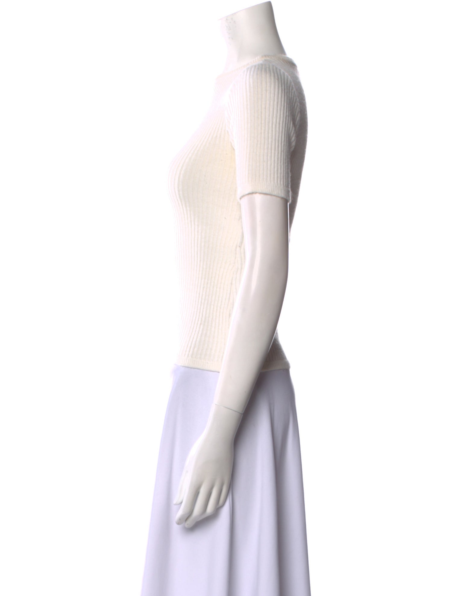 Courrèges Vintage Bateau Neckline Top