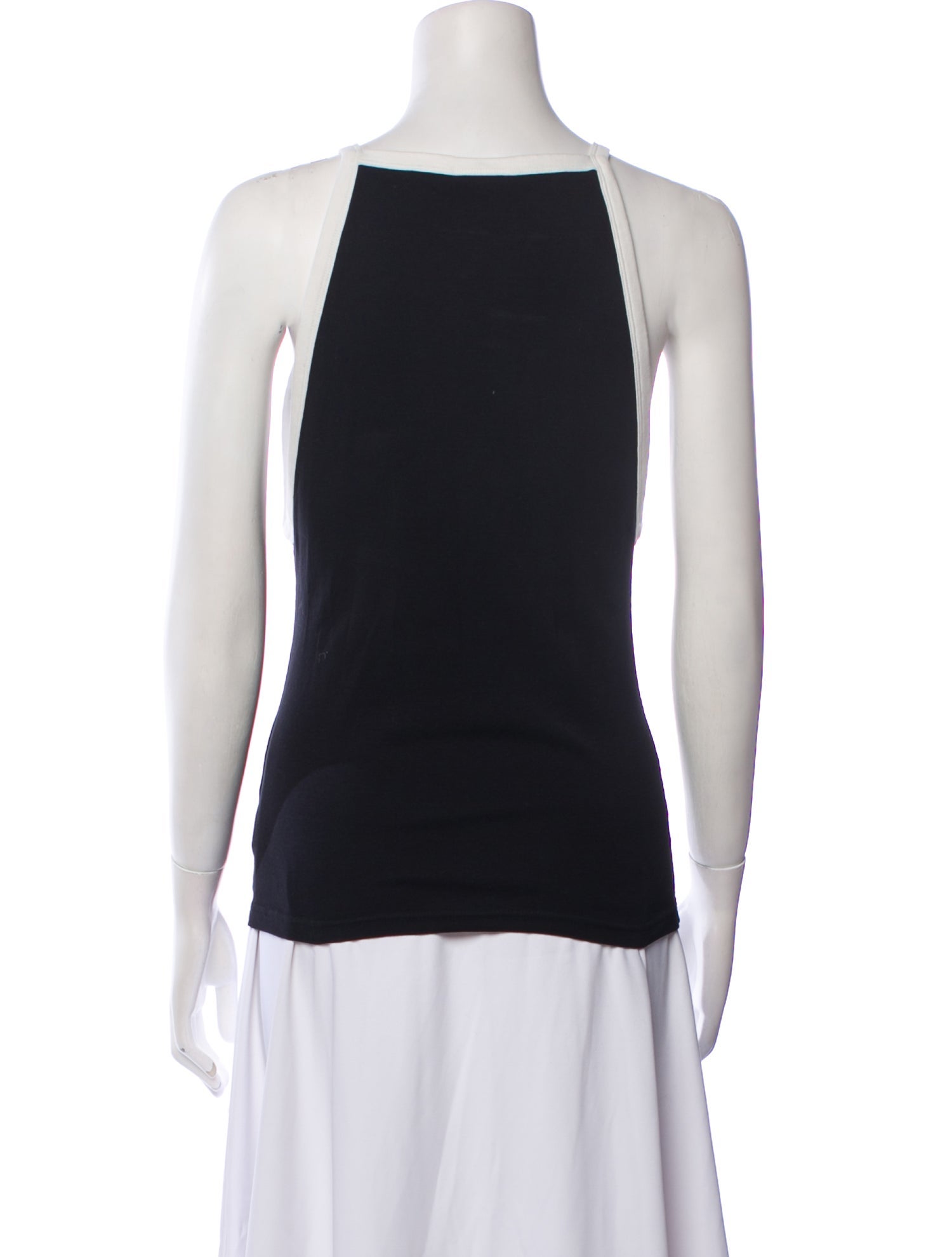 Courrèges Square Neckline Sleeveless Top