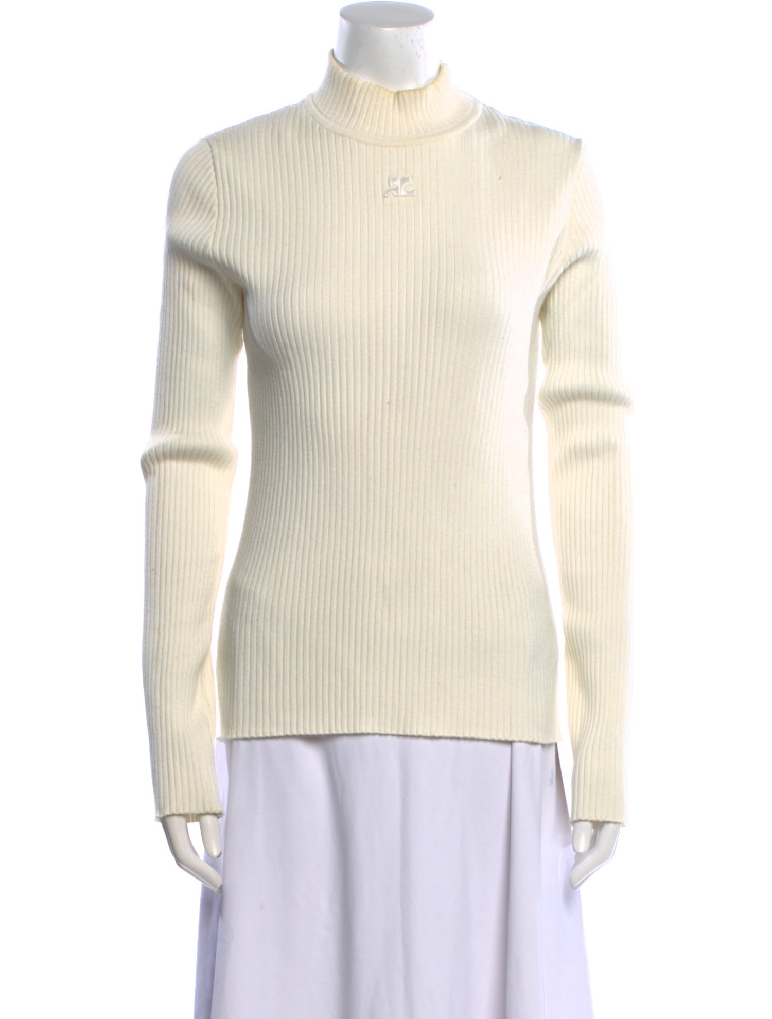 Courrèges Mock Neck Sweater