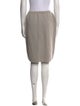Courrèges Merino Wool Knee-Length Skirt