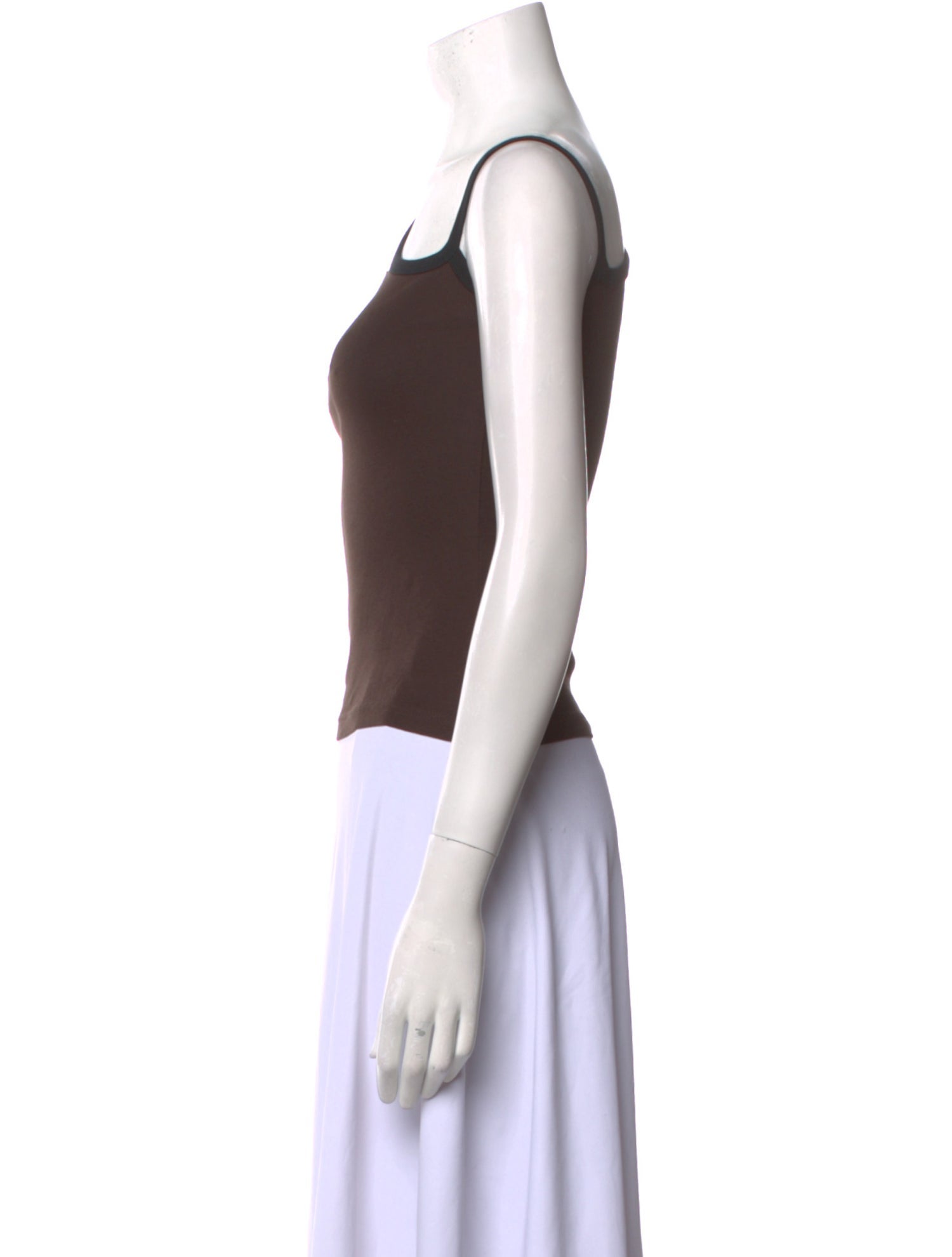 Courrèges One-Shoulder Sleeveless Crop Top w/ Tags