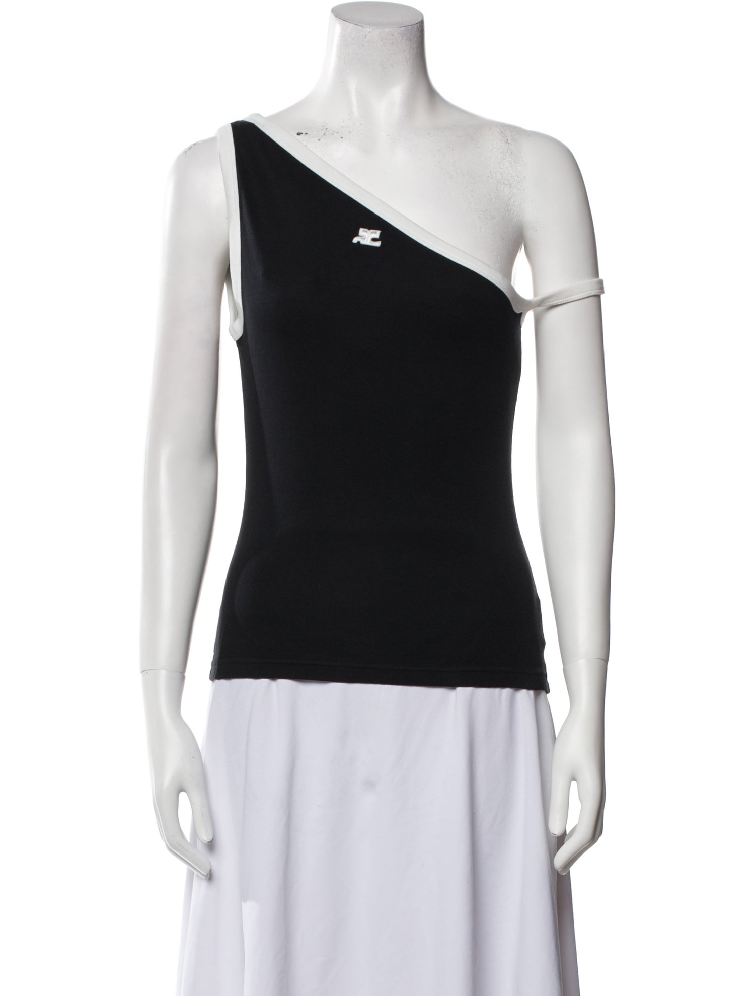 Courrèges One-Shoulder Sleeveless Top w/ Tags